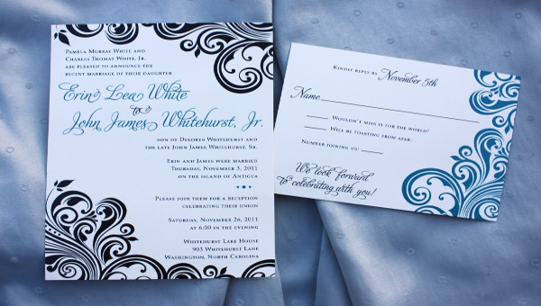 Free Word Document Wedding Invitation Templates