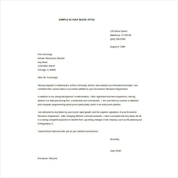 Email Cover Letter Template - 10+ Free Word, PDF Documents Download ...