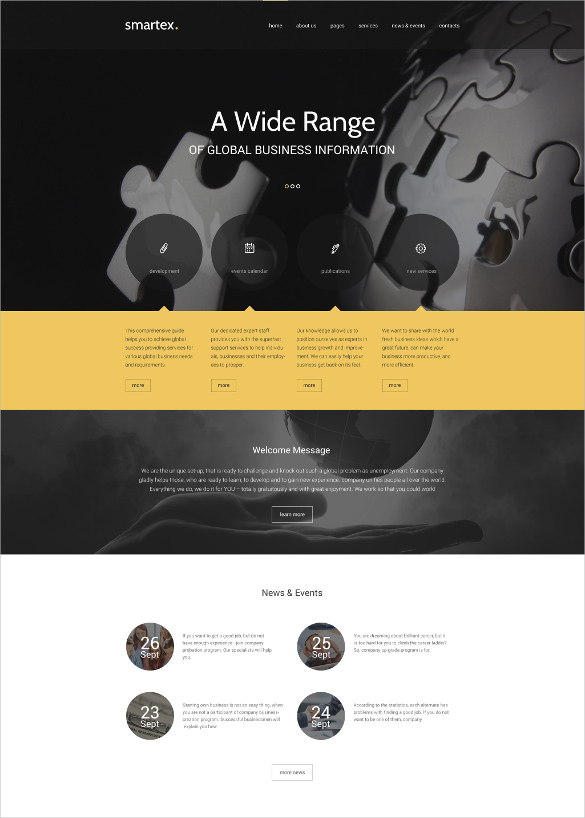 business corporate joomla template