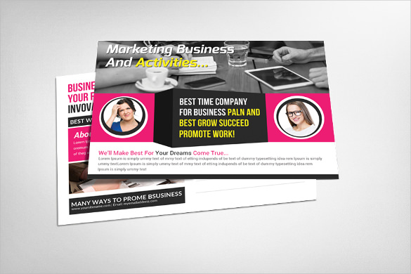 promotional postcard templates