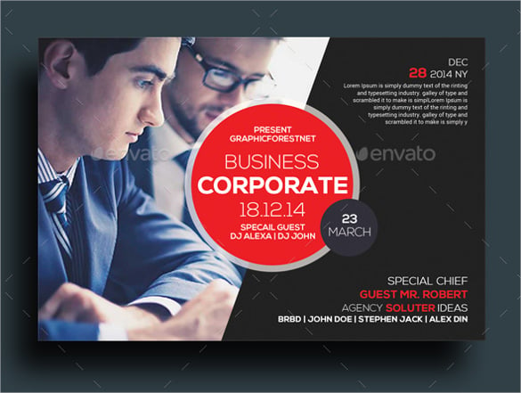 creative marketing corporate business postcards