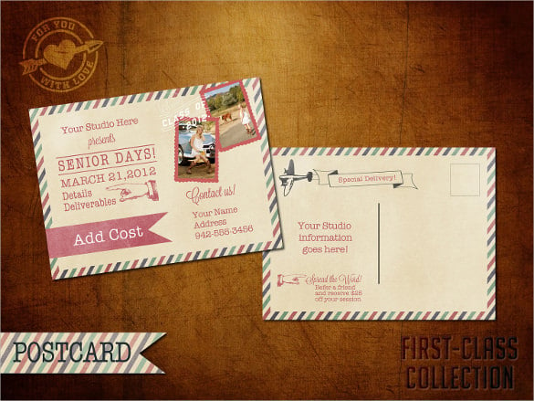 vintage-high-school-senior-postcard-marketing-template