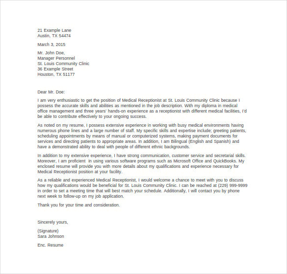 medical-receptionist-cover-letter-template