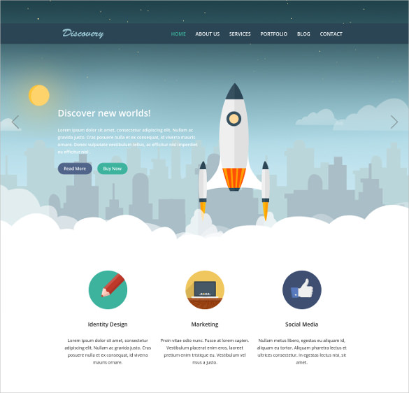 responsive creative wordpress website theme