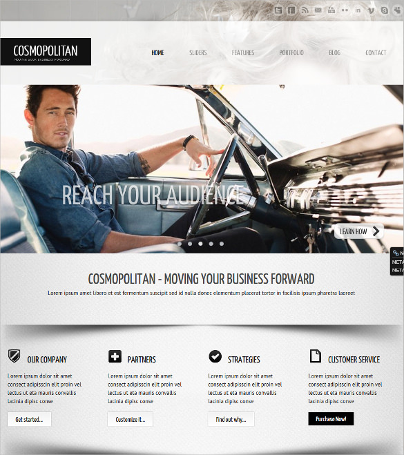 progresive corporate business html 5 template