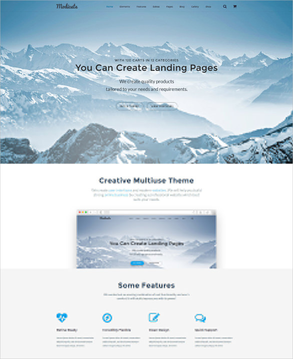 modicate corporate html 5 template