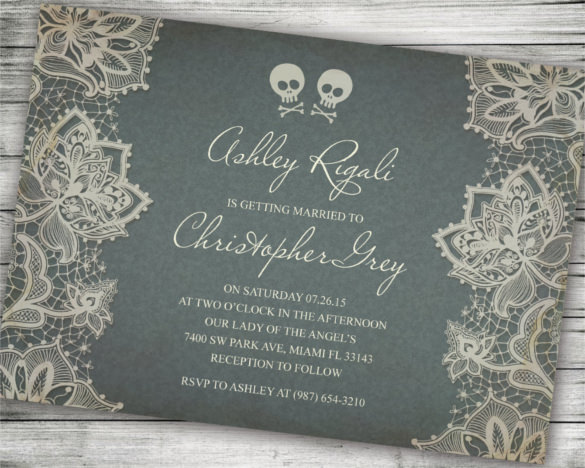 22+ Halloween Wedding Invitation Templates – Free PSD, AI Format Download!