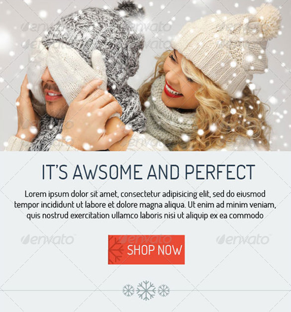holiday e newsletter template