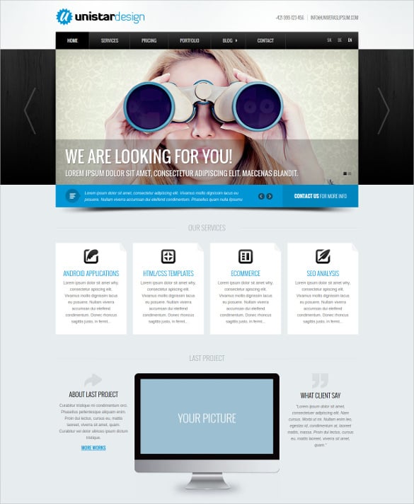 responsive business corporate bootstrap template 