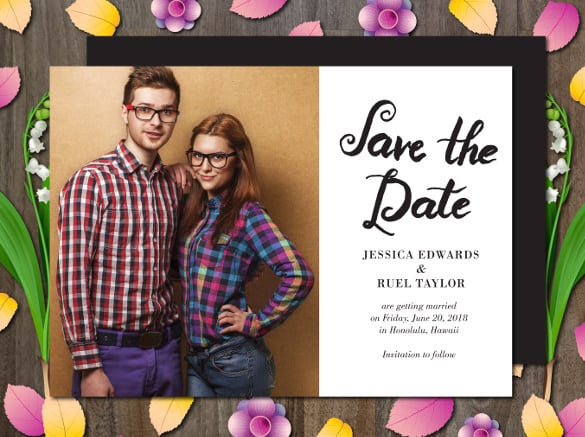 save the date invitation for wedding