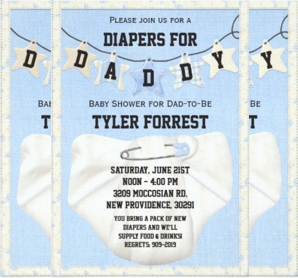 10 Diaper Invitation Templates Free Sample Example Format Downlaod Free Premium Templates