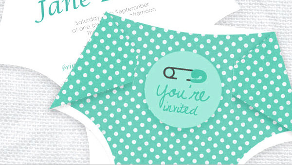10 Diaper Invitation Templates Free