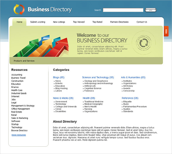 16+ Directory & Listing HTML5 Themes & Templates