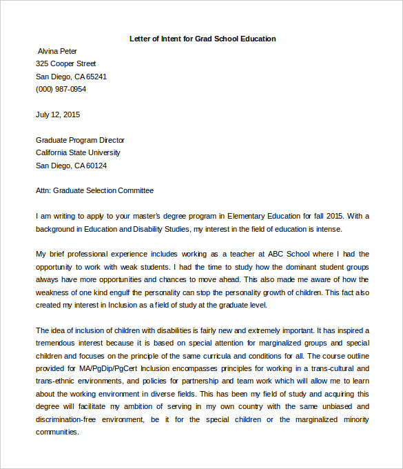 Graduate school for elementary education admission essay about