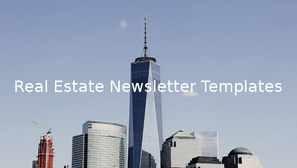 15 Free Real Estate Newsletter Templates Free Sample Example Format Download Free Premium Templates