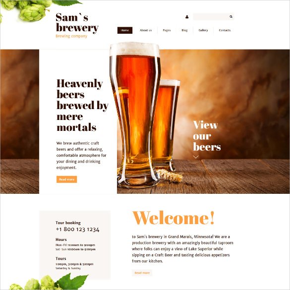 brewery joomla admin panel template1