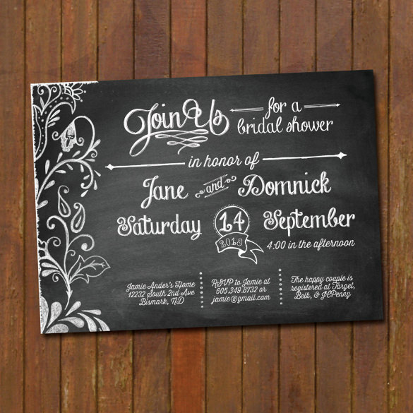 27+ Wedding Shower Invitation Templates Free Sample, Example Format