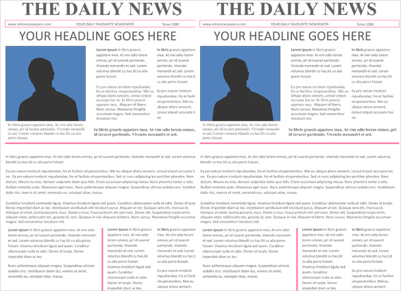 free newspaper word template free download