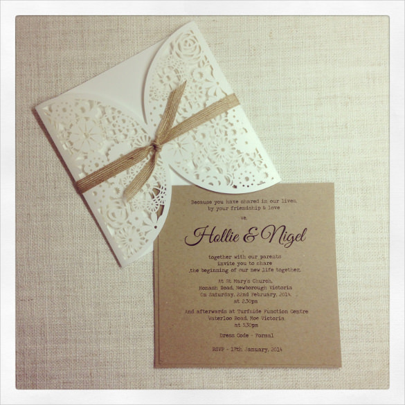 28+ Rustic Wedding Invitation Design Templates - PSD, AI