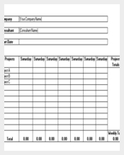 Free Week Project Timeline Template In Excel