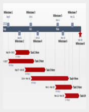 Sample Project Management Timeline Template Free