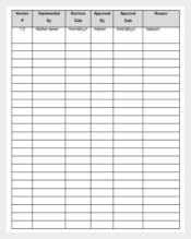 Editable Blank Project Management Schedule Template Sample