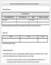 Sample Human Services Project Schedule Template