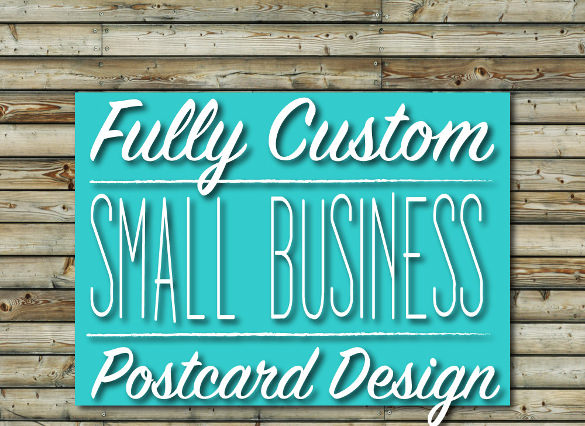 custom business postcard design download