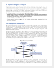 project Implementation plan