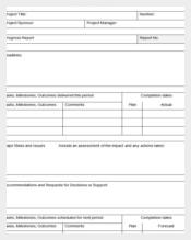 Project Management Schedule Template