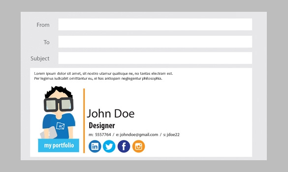 new old stamp free email signature generator