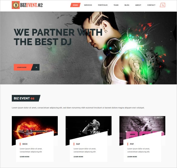 event-html5-template-free-printable-templates