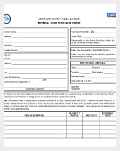Internal Purchase Order Template Sample Example
