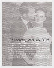Black--white-coloured-Wedding--Postcard