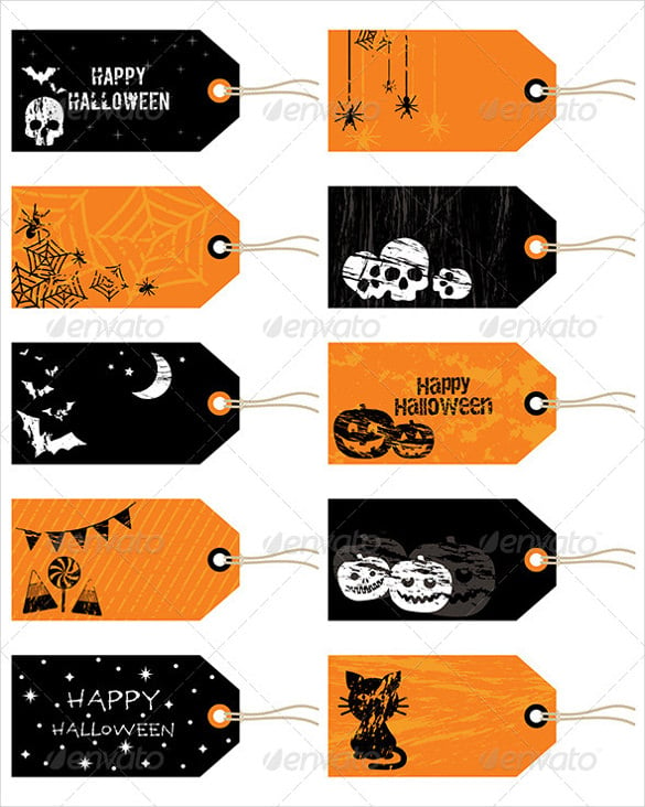 halloween gift tags template
