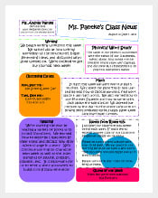classroom newsletter examples