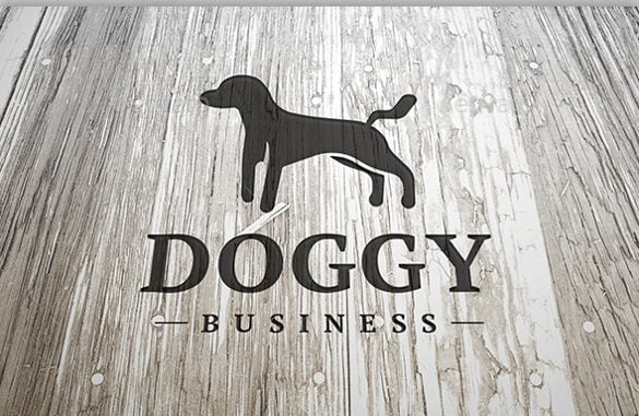 dog logo vector eps format download
