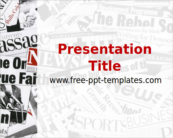 newspaper powerpoint templates