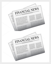 Example Newspaper Article Template Premium