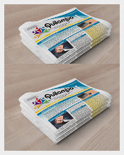 Amazing News Paper Sample Template Free