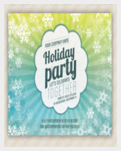 Holiday Party invitation Template