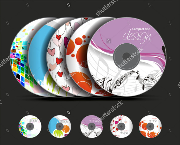 eps vector cd cover design template download