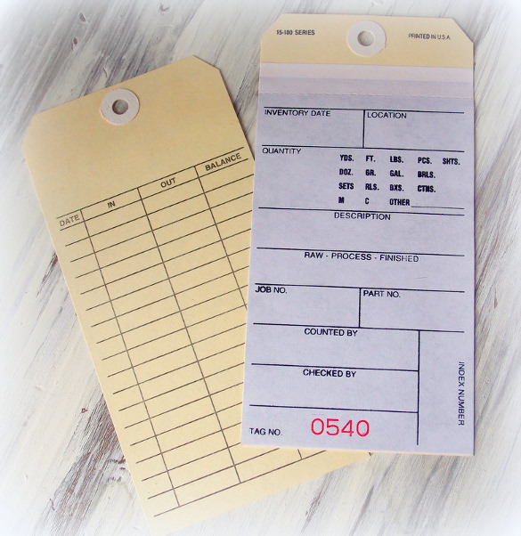 13+ Inventory Tag Templates JPG, PSD