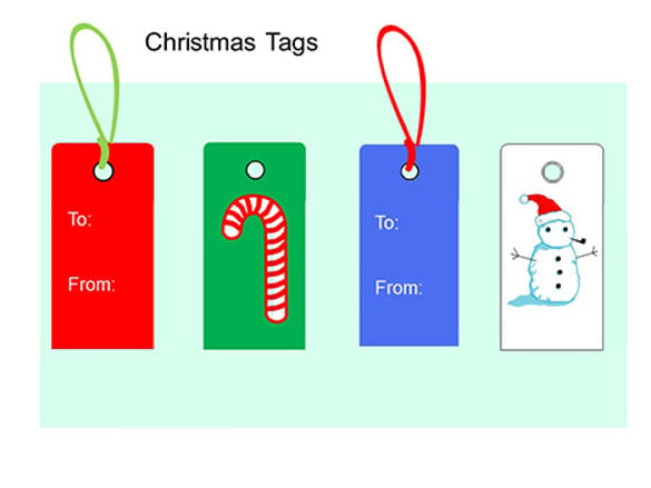 christmas free tag download for free