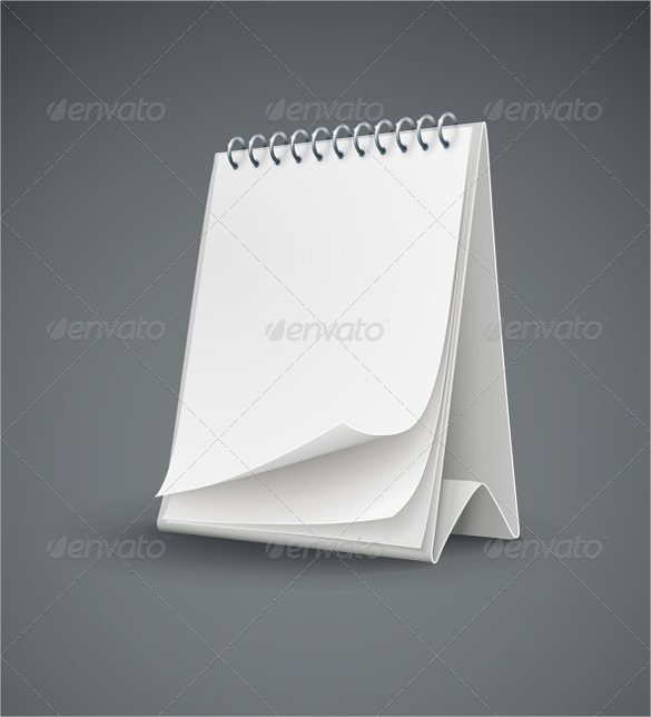 blank calendar template with blank pages