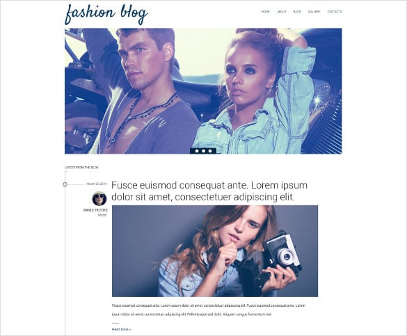 fashion news drupal blog theme