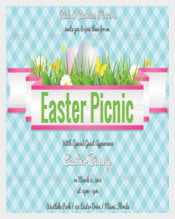 Easter Picnic Invitation