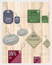 12 Vintage Price Tags Template Download