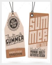 Summer Sales Hang Tags