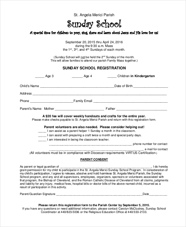 Sunday School Certificate Template - 9+ Word, Excel, PDF, AI, PSD ...